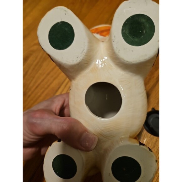 Vintage Artesania Rinconada Style Gold Tiger Ceramic Coin Bank Figurine - Picture 8 of 11